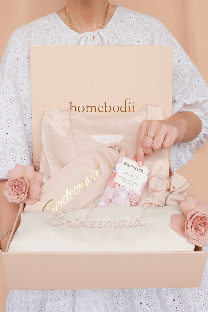 Beautiful Bridesmaid Proposal Hamper By Homebodii  Blush | Homebodii