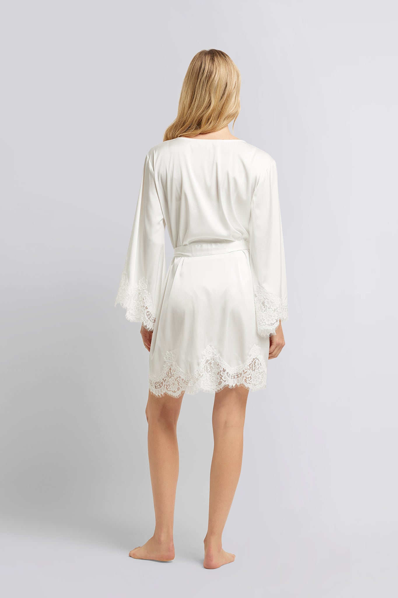 Sian Luxury Satin Personalised White | Homebodii