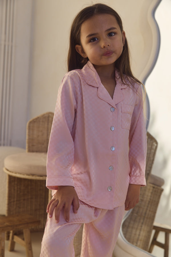 Gigi Kids Long Pyjama - Dusty Rose *Final Sale*