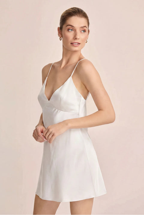 Minka Short Satin Slip | OEKO-TEX Slip Dress | homebodii  Homebodii AU