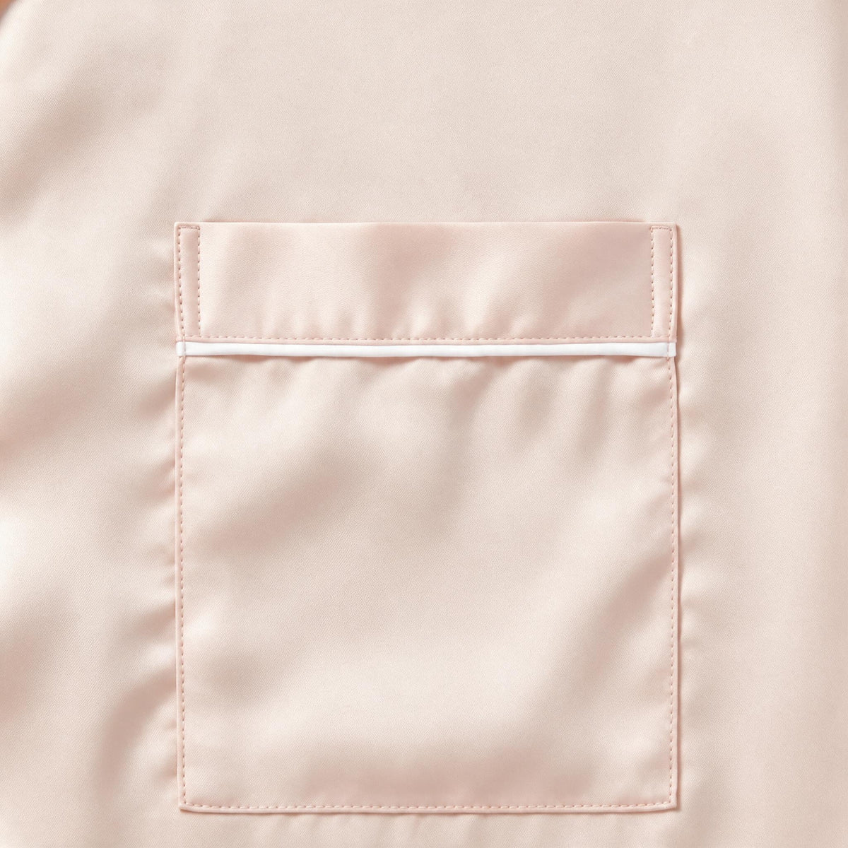 Eva Lounge Tencel™ Pyjama Set - Blush with White Piping