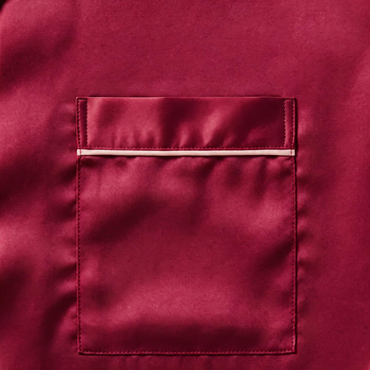 Grace Lounge Pyjama Set - Burgundy with Rose
