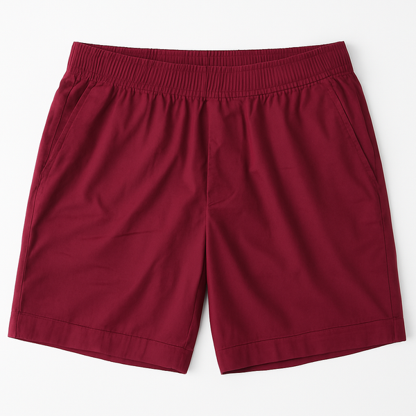 Grace Mens Boxer Shorts - Burgundy with Burgundy