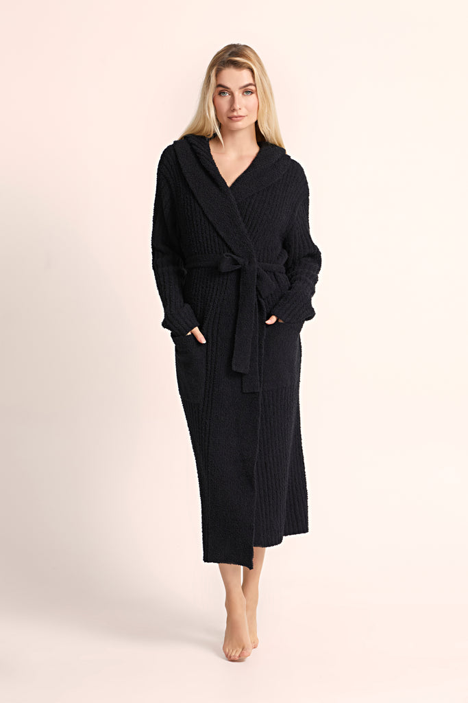 Ultimate cosey lux robe black