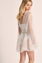 Athena mini sparkle bridal robe