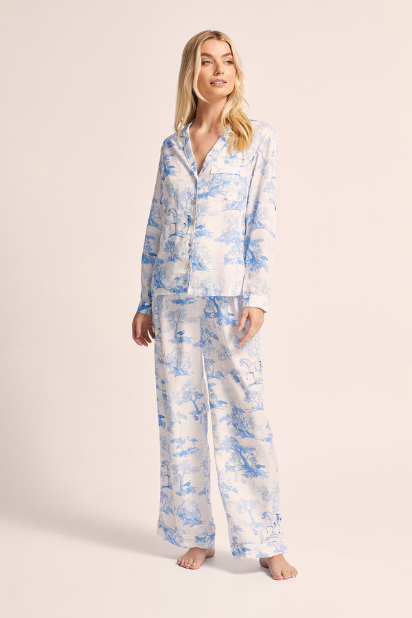 Camille Tencel™ Lounge Pyjama Set - Blue