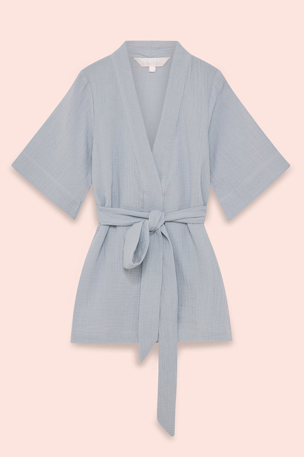Piper Kids Robe - Eggshell Blue *Final Sale*