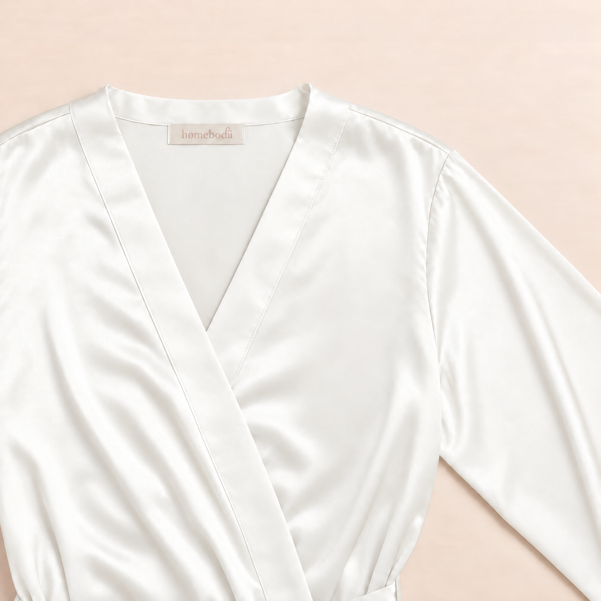 Peyton Short Lace Robe  - White