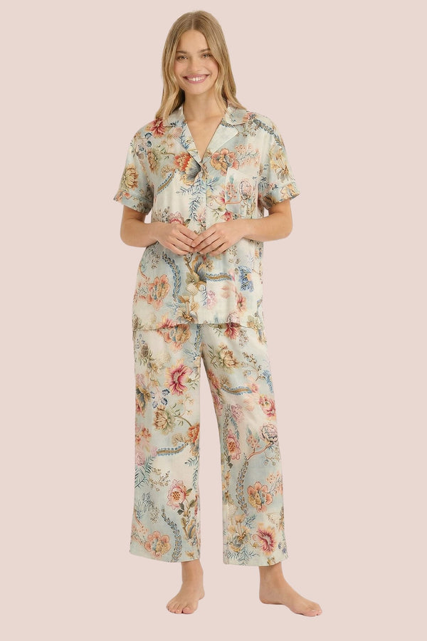 Bijou Capri Pyjama - Blue