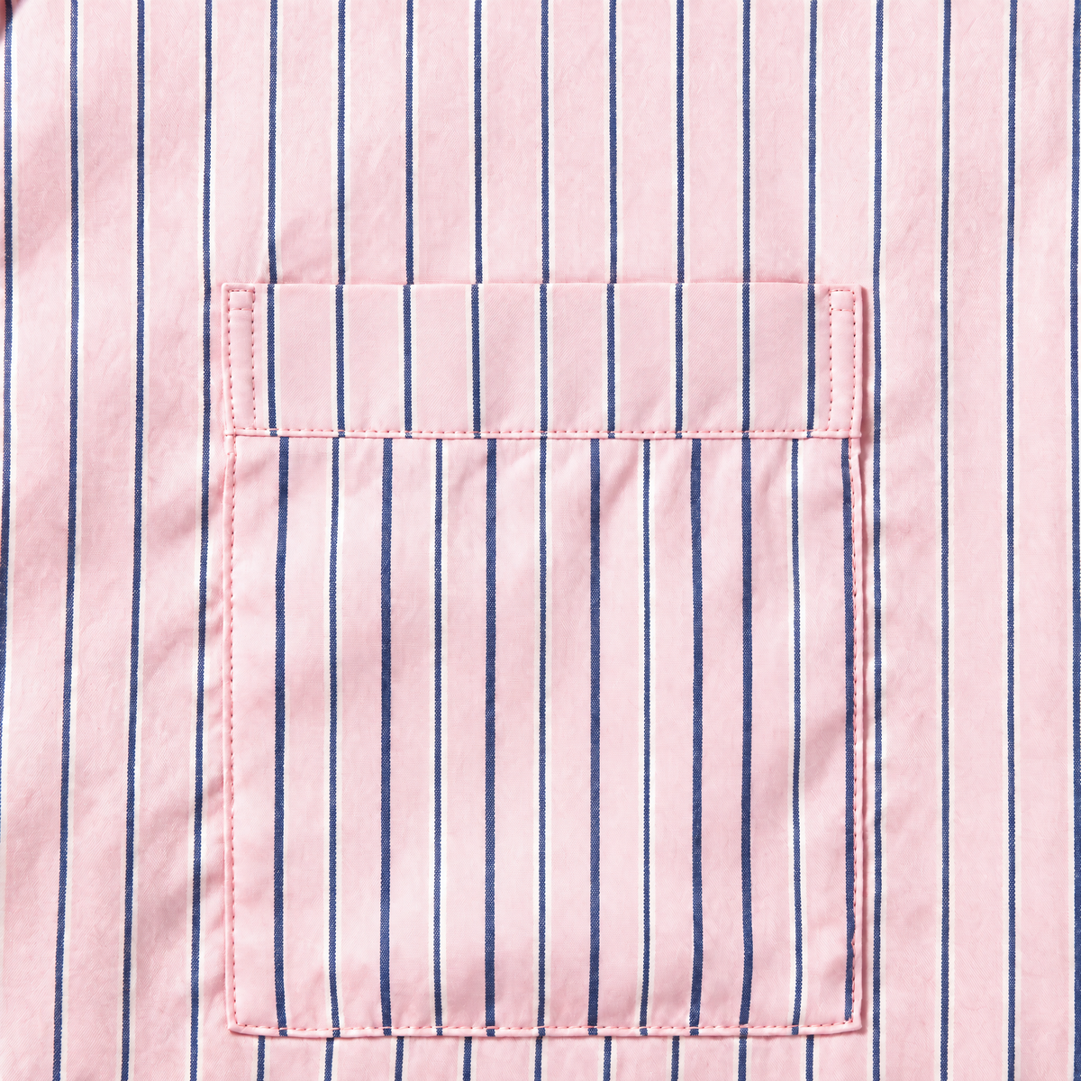 Vienna Stripe Cotton Pyjama  – Pink Stripe