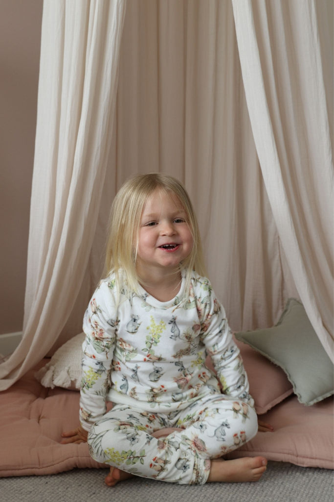 Australiana Knit Fleece Kids Pyjama Set | Homebodii