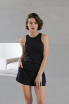 Homebodii Basic Tencel™ Womens Basic Short  Black | Homebodii