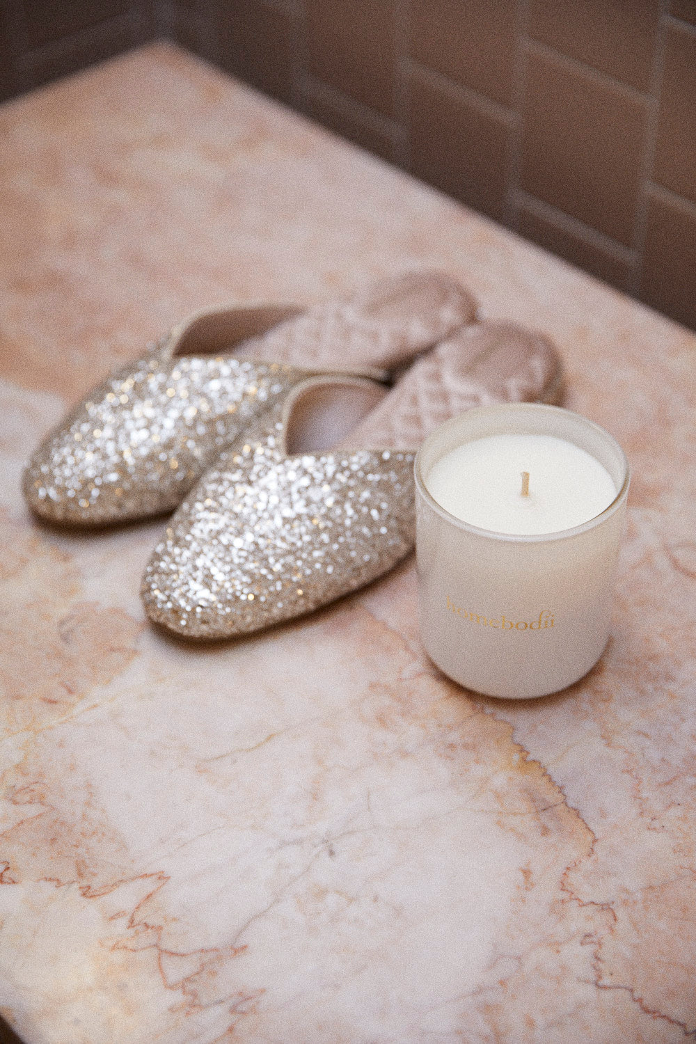 Lady Daphne Luxury Glitter Slipper  Silver | Homebodii