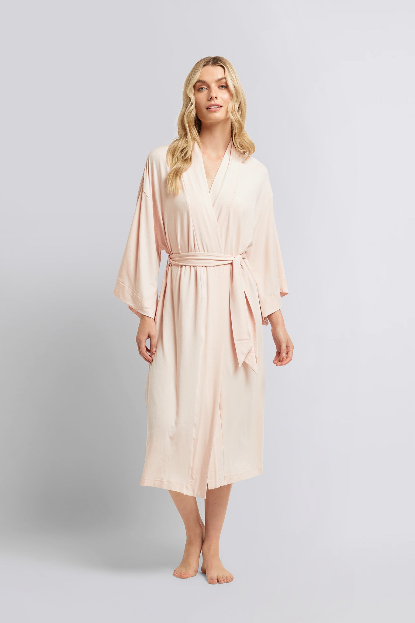 Petra Modal Robe Blush | Homebodii