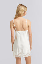 Sian Luxury Satin Slip White | Homebodii