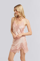 Sian Luxury Satin Slip Dusty Rose | Homebodii