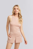 Homebodii Basic Tencel™ Womens Singlet  Blush | Homebodii
