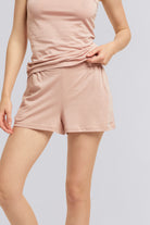 Homebodii Basic Tencel™ Womens Basic Short  Blush | Homebodii