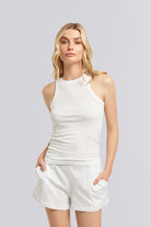Homebodii Basic Tencel™ Womens Basic Short  White | Homebodii