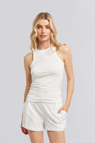 Homebodii Basic Tencel™ Womens Basic Short  White | Homebodii
