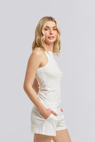 Homebodii Basic Tencel™ Womens Basic Short  White | Homebodii