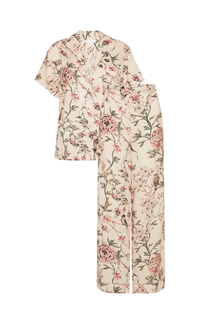 Botanica Womens Super Soft Tencel™ Short Sleeve With Long Pant Pyjama Set | Homebodii