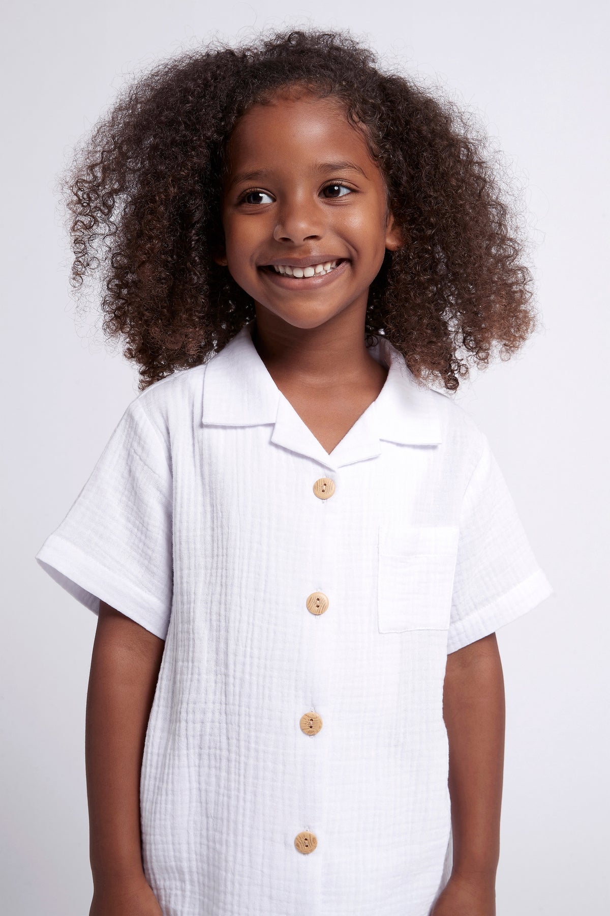 Piper Bubble Cotton Personalised Childrens  Short Pyjama Set  White | Homebodii
