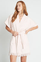 Homebodii Burleigh Towelling Robe  Blush | Homebodii