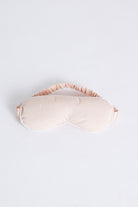 Iluka Eye Mask  Blush With White Piping | Homebodii