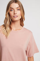 Homebodii Oversized Tencel™ Womens TShirt  Blush | Homebodii
