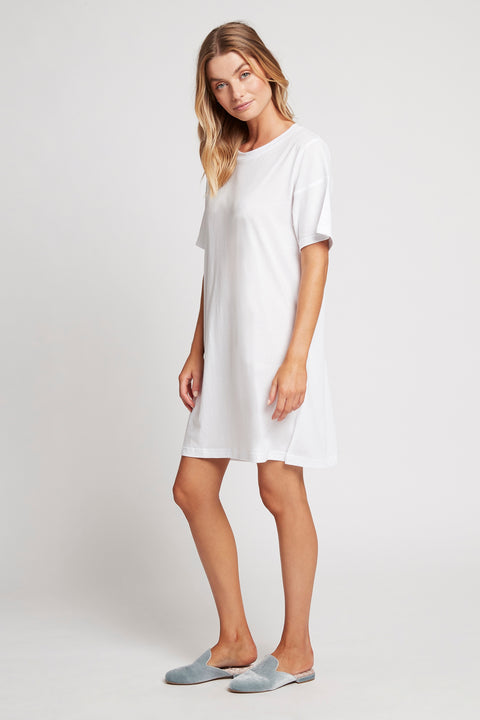 Homebodii Oversized Tencel Womens Sleep T - Shirt
