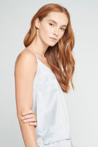 Jasmine Satin Cami Set  Eggshell Blue | Homebodii