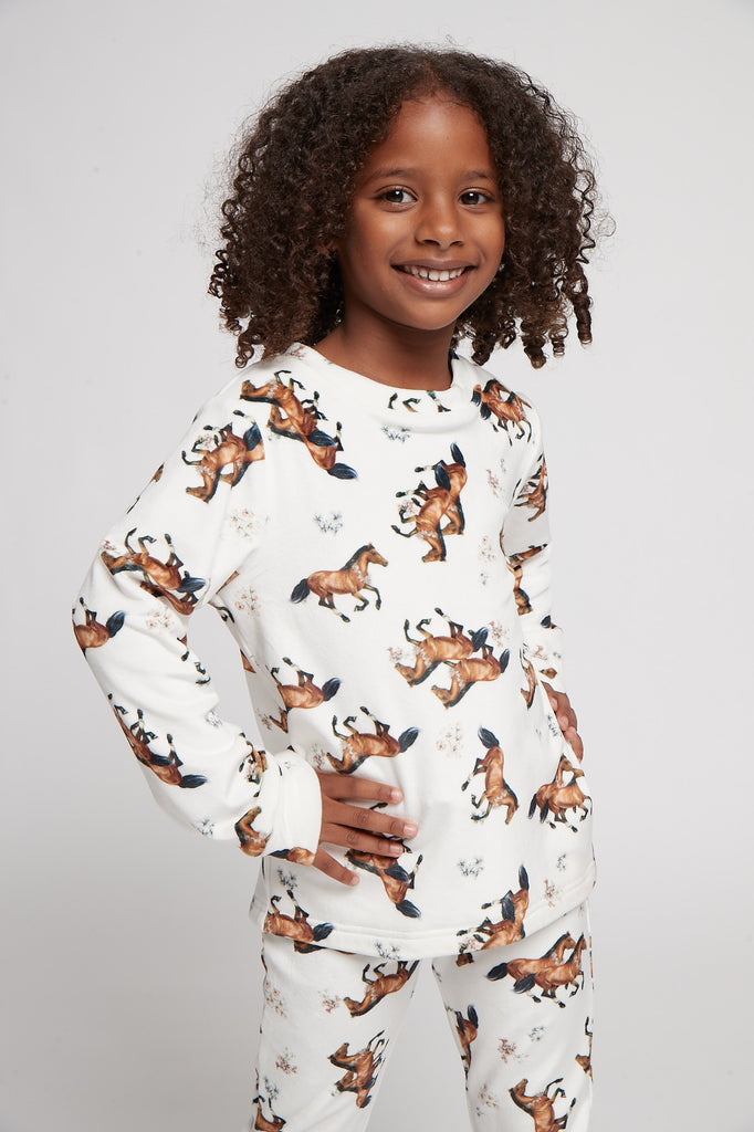 Mojo Knit Fleece Kids Pyjama Set | Homebodii
