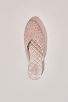 Lady Daphne Luxury Glitter Slipper  Blush | Homebodii