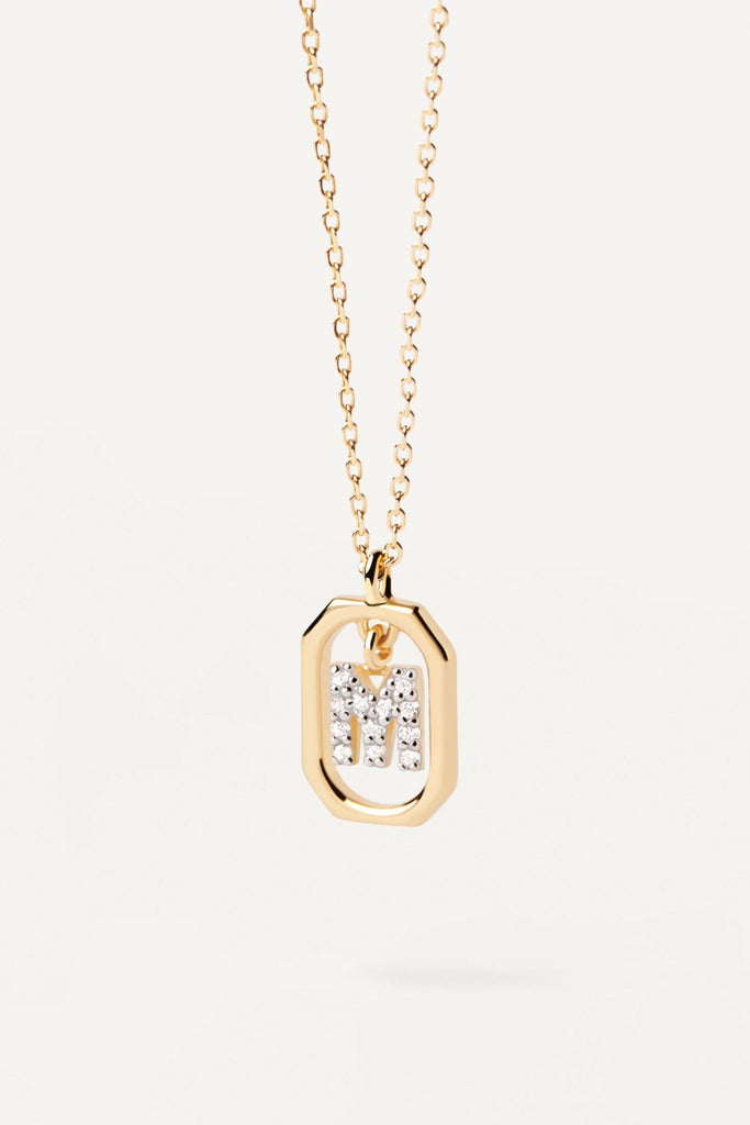 Pdpaola Mini Letters Necklace  M | Homebodii