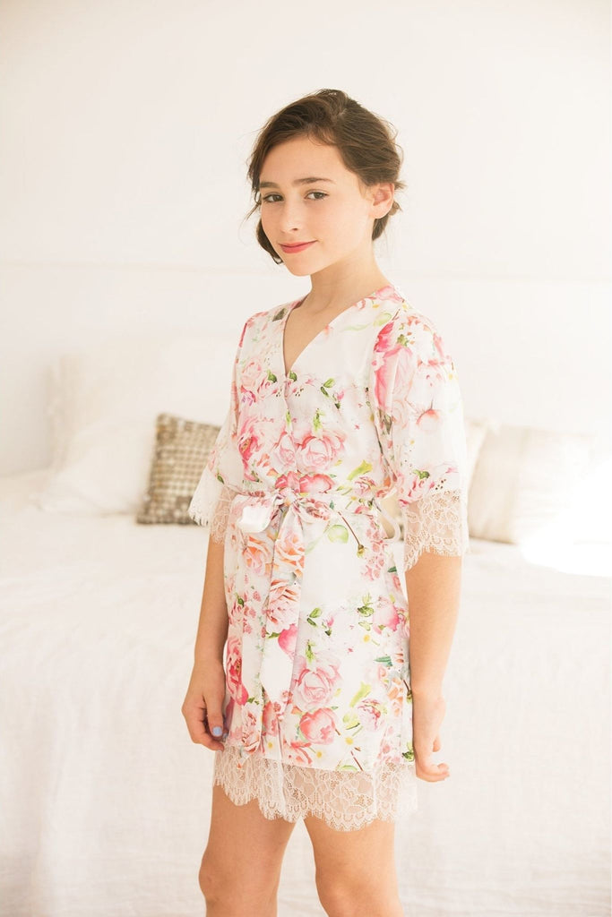 Liv Petite Flower girl Robe | Homebodii