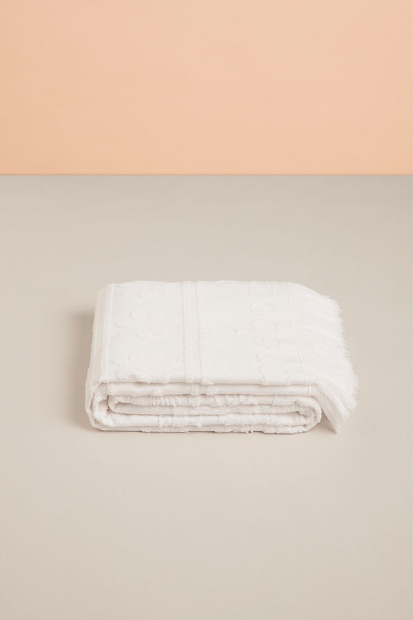 Homebodii Signature Beach Towel  White | Homebodii