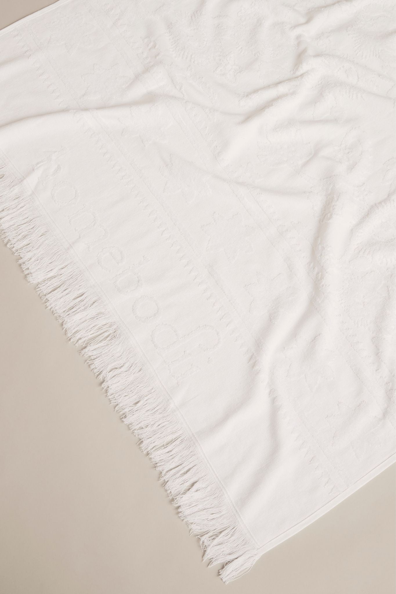 Homebodii Signature Beach Towel  White | Homebodii