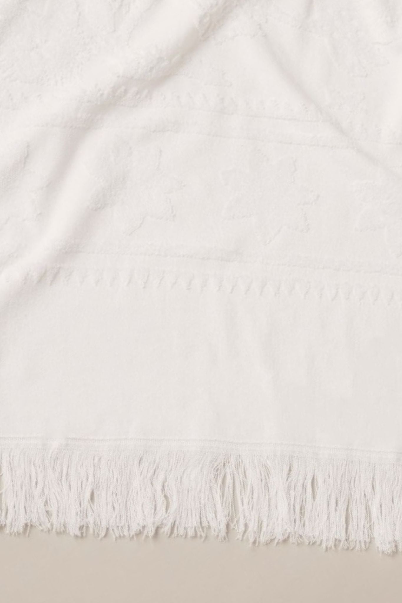 Homebodii Signature Beach Towel  White | Homebodii