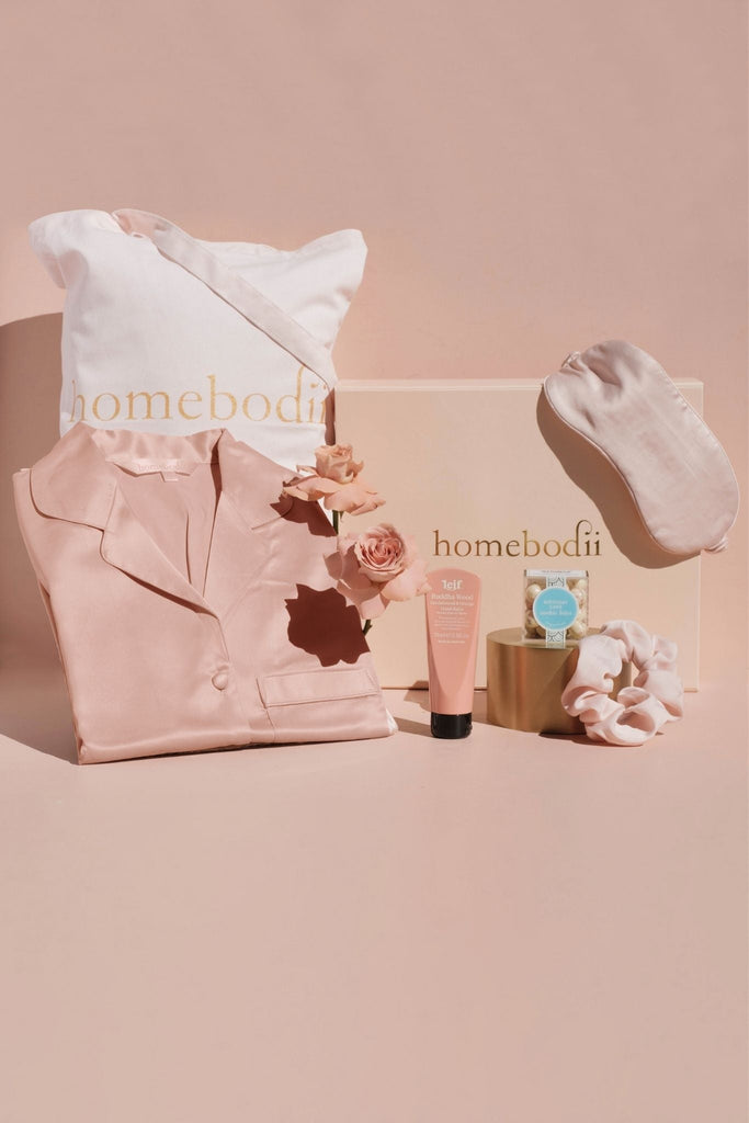 Luxury Lounging Personalised Gift Hamper By Homebodii Rust | Homebodii