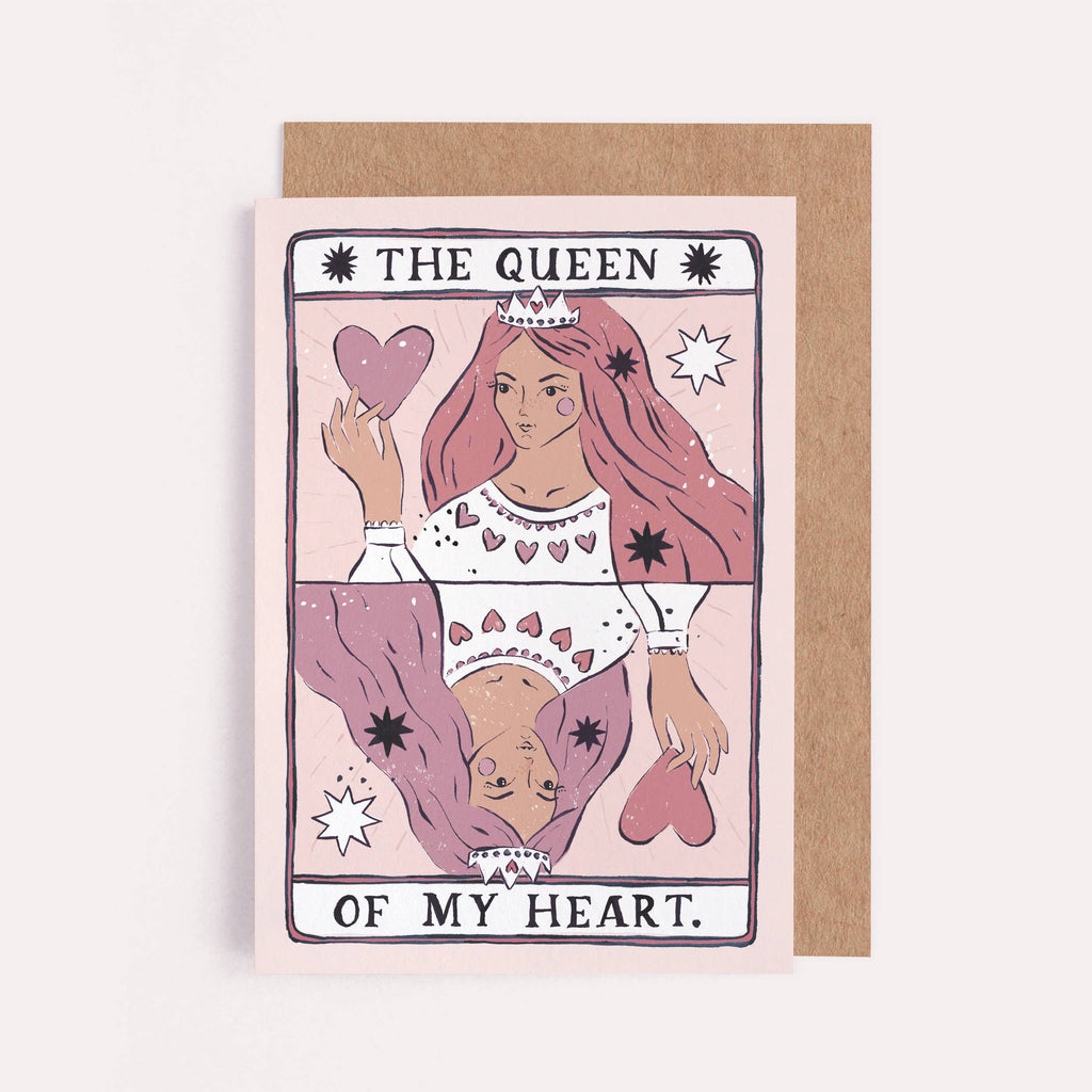 Queen Of My Heart Card Love Card | Anniversary Card | Homebodii